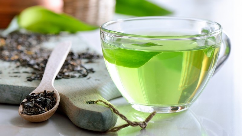 چای سبز و پوست